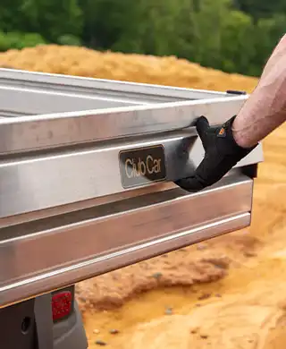 Easy Open Tail Gate For Small Utility Vehicle: Club Car Carryall