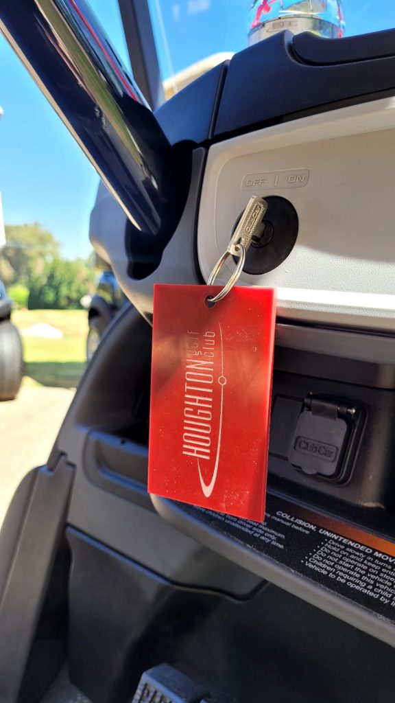 Key with Houghton branding