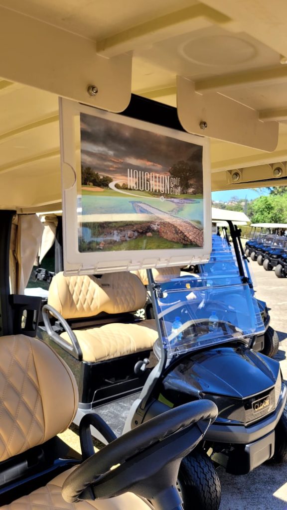 Club Car Tempo 2_Screen with Houghton branding