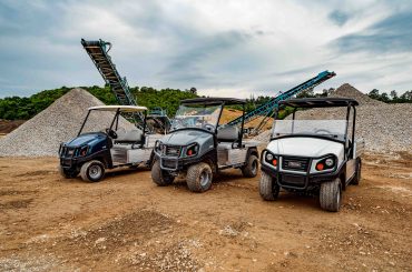 Club Car utility vehicle range used for property maintenance and transporting equipment